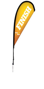 Picture of 6' Tear Drop Flags Single Side