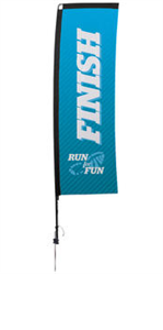Picture of 14.5' Rectangular Flags Single Side