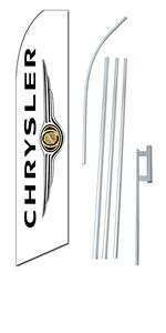 Picture of Chrysler Wings White Flag
